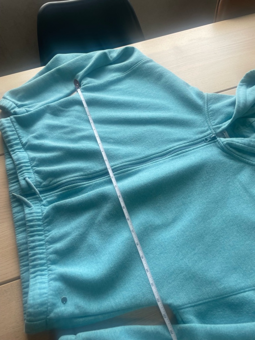 Ripzone womens hoodie size lg ladies Ripzone hoodie in a light blue full zip - Picture 6 of 6